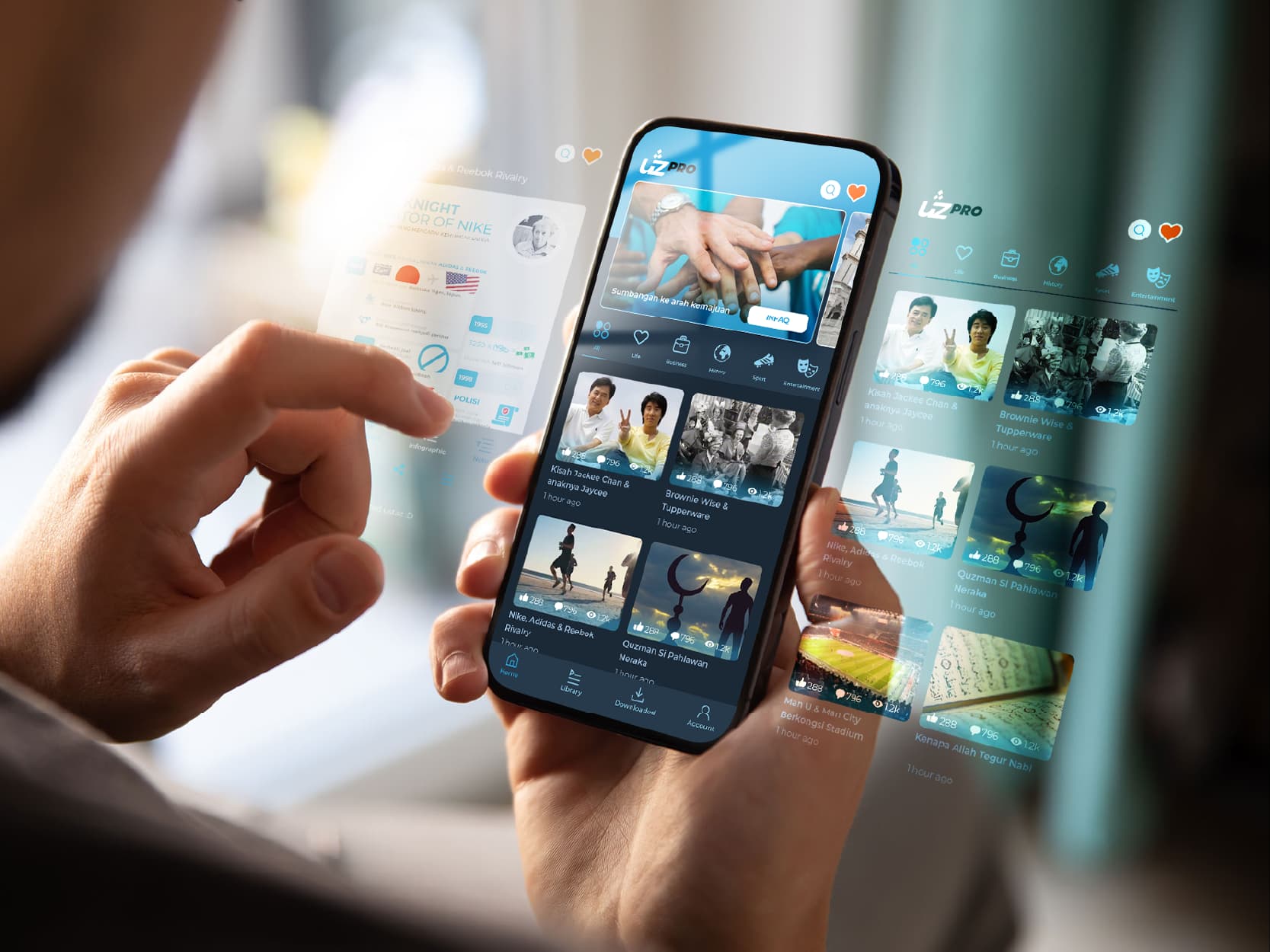 Ustaz Pro app screens