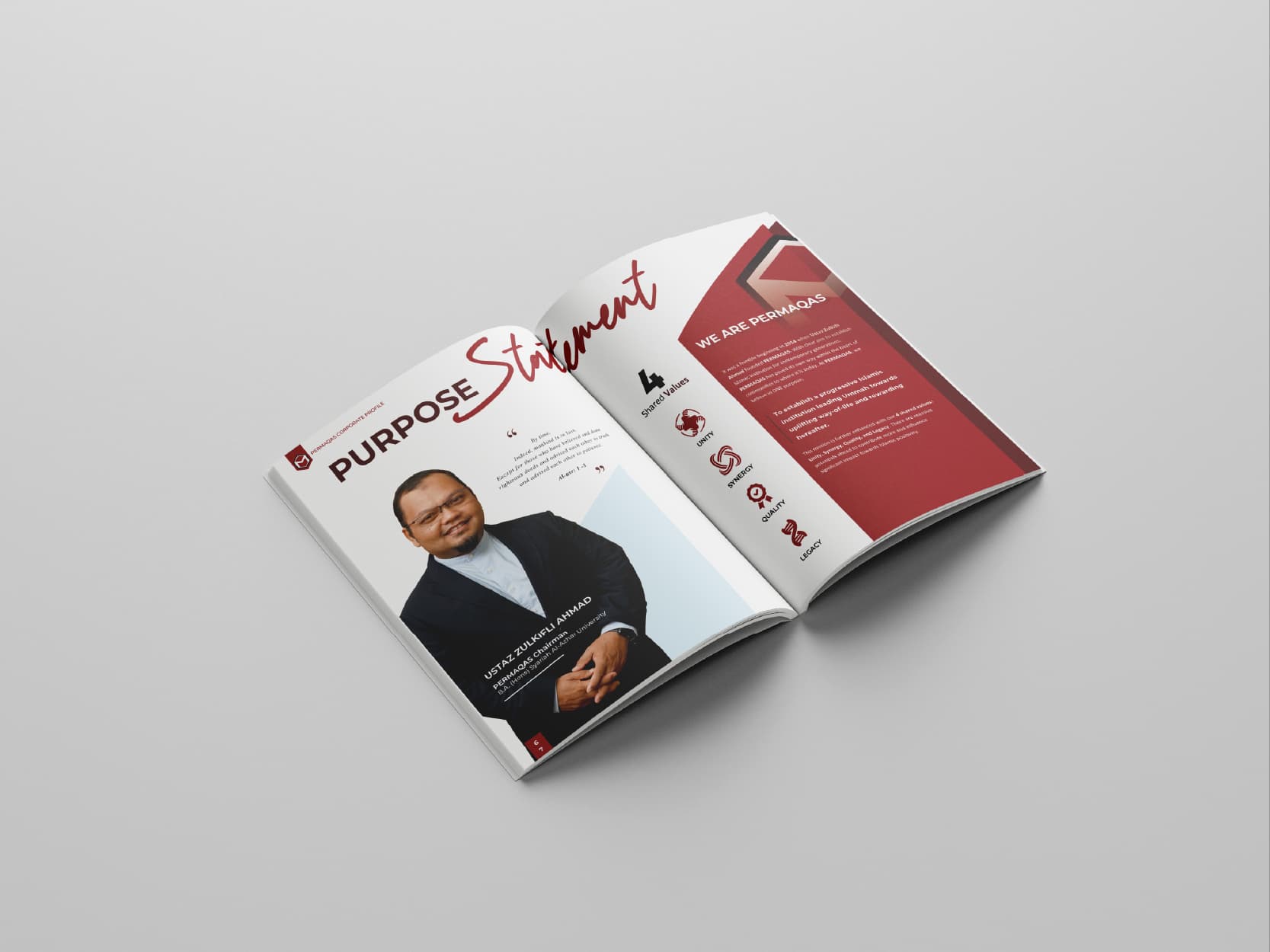 MAQAS company profile: inner pages