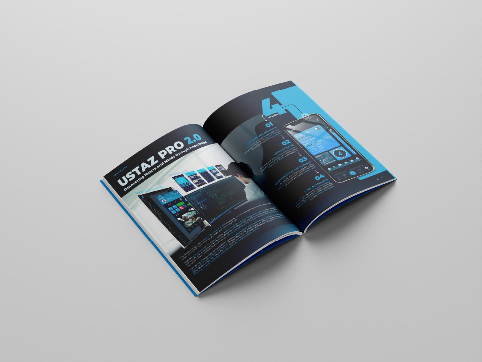 UZPRO company profile: inner pages